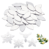 100Pcs Self-Adhesive Acrylic Mosaic Tiles DIY-OC0012-59A-1