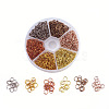 6 Colors Aluminum Wire Open Jump Rings ALUM-X0001-01D-1