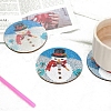 DIY Christmas Coaster Diamond Painting Set with Holder PW-WG26351-01-2