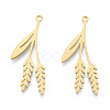 201 Stainless Steel Pendants STAS-N090-LA971-2-2