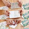 Envelope and Floral Pattern Thank You Cards Sets DIY-CP0001-82-4