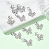 SHEGRACE Brass Pave Clear Cubic Zirconia Pendants XGRQ3Q731-628P-C-4