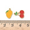 201 Stainless Steel Enamel Charms STAS-C138-03G-3