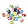 Glazed Porcelain Beads PORC-B005-04-1