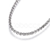 Non-Tarnish Adjustable 304 Stainless Steel Rolo Chains Slider Bracelet BJEW-L653-003P-B-2