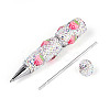 Resin & Polymer Clay Pave Rhinestone Ball-Point Pen AJEW-T013-04G-3