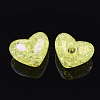 Transparent Crackle Acrylic Beads TACR-S148-04B-2