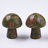 Natural Unakite GuaSha Stone G-N0325-02L-3