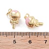Rack Plating Brass Enamel Charms LS-KK-G512-19A-G-3