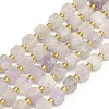 Natural Mauve Jade Beads Strands G-I376-D14-01-1
