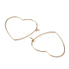 40Pcs 4 Styles Brass Hoop Earring Findings KK-BC0002-39-4