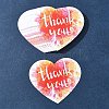 Coated Paper Thank You Greeting Card DIY-FS0007-76D-1