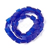 Transparent Frosted Glass Beads Strands FGLA-S001-01B-2