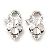 Brass Lobster Claw Clasps X-KK-R216-18A-P-1