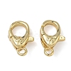 Cross Brass Lobster Claw Clasps KK-H256-03G-02-1