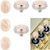 6Pcs Plastic Imitation Shell Saxophone Key Button Inlays Accessories FIND-CA0005-24-1