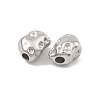 Hammered 304 Stainless Steel Beads STAS-B127-01P-06-2