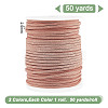 2 Rolls 2 Colors Flat Faux Suede Cord OCOR-DC0001-05-2