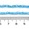Baking Electroplate Glass Beads Strands DGLA-A039-J4mm-B12-4