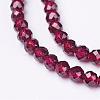 Natural Garnet Beads Strands G-D167-A-3mm-1
