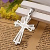 Tarnish Resistant 304 Stainless Steel Cross Pendants LS-STAS-I035-31A-1