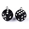 Opaque Epoxy Resin Pendants CRES-N025-12A-B01-3