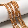 Natural Red Aventurine Beads Strands G-Z080-A22-8mm-1