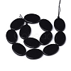 Synthetic Black Stone Beads Strands X-G-Q949-006-2