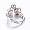 Tarnish Resistant 304 Stainless Steel Finger Rings RJEW-H125-12G-19mm-3