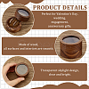 Round Walnut Wooden Engagement Ring Boxes CON-WH0093-03A-4