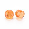1-Hole Transparent Acrylic Buttons X-TACR-S154-50B-2