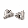 Non-Tarnish 304 Stainless Steel Pendants STAS-A076-13P-3