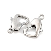 Tarnish Resistant 304 Stainless Steel Lobster Claw Clasps X-STAS-H002-3