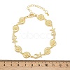 Brass Link Chain Bracelets for Women BJEW-A090-06A-G-5