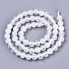 Natural Selenite Beads Strands G-N328-025C-01-2