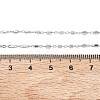 1.5MM 304 Stainless Steel Cuboid Link Chain Necklaces for Women NJEW-G201-03P-5