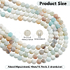 2 Strands Natural Flower Amazonite Beads Strands G-NB0006-06-2