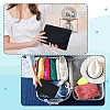 Polyester Envolope Travel Folding Clutch Bag ABAG-WH0035-030B-7