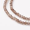 Natural Smoky Quartz Bead Strand X-G-G680-22-3