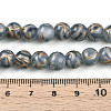 Baking Paint Glass Beads X1-DGLA-N010-8mm-09-4
