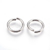 Tarnish Resistant 304 Stainless Steel Saw Cut Open Jump Rings STAS-P212-25P-14-3