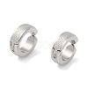 Non-Tarnish 304 Stainless Steel Clip-on Earrings EJEW-M001-09P-1