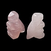 Natural Rose Quartz Carved Healing Dinosaur Figurines G-B062-07E-3