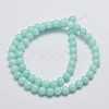 Natural Malaysia Jade Beads Strands G-A146-6mm-B07-2