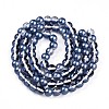 Baking Paint Transparent Glass Beads X1-DGLA-N011-10mm-08-2