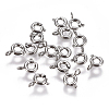 Non-Tarnish 304 Stainless Steel Spring Ring Clasps STAS-F224-02P-A-1