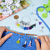 Flower Acrylic Pendant Locking Stitch Markers HJEW-SC00067-3