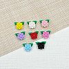 Baking Paint Alloy Enamel Beads FIND-G092-04-1