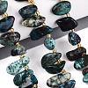 Natural Chrysocolla Beads Strands G-Z091-A46-1