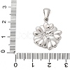 304 Stainless Steel Pendants STAS-Q349-01G-P-3
